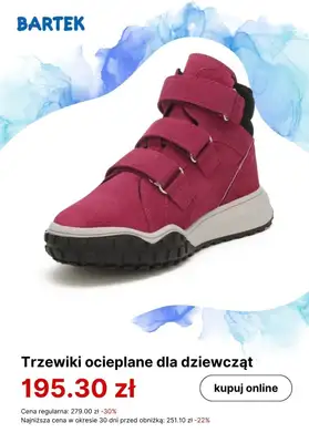 Bartek - gazetka promocyjna Ciepłe obuwie z naturalną wełną w super cenach! od poniedziałku 04.12  - strona 4 Bartek - gazetka promocyjna Ciepłe obuwie z naturalną wełną w super cenach! od poniedziałku 04.12  - strona 4