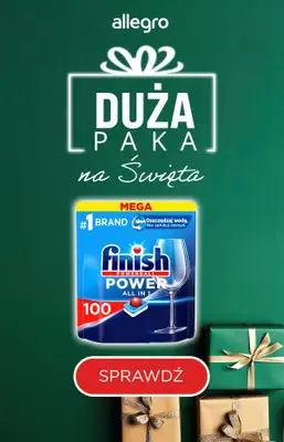 Finish - gazetka promocyjna Finish - Duża Paka na święta od poniedziałku 04.12 do czwartku 21.12
