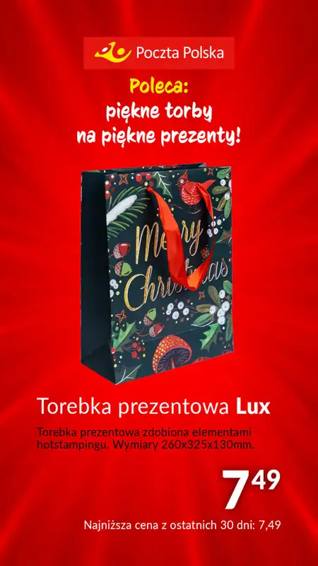 Poczta Polska - gazetka promocyjna Poczta Polska pomaga Mikołajowi od środy 06.12 do soboty 23.12 - strona 14