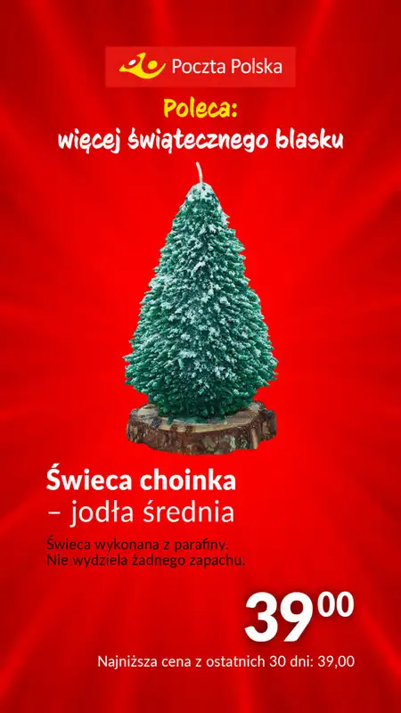 Poczta Polska - gazetka promocyjna Poczta Polska pomaga Mikołajowi od środy 06.12 do soboty 23.12 - strona 18