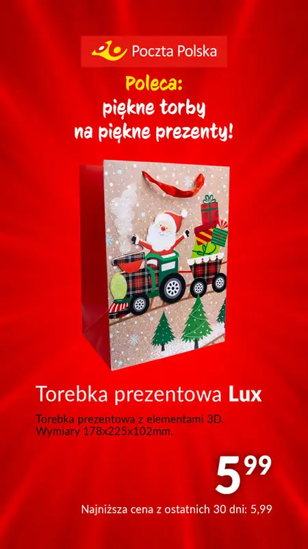 Poczta Polska - gazetka promocyjna Poczta Polska pomaga Mikołajowi od środy 06.12 do soboty 23.12 - strona 13