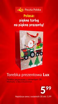 Poczta Polska - gazetka promocyjna Poczta Polska pomaga Mikołajowi od środy 06.12 do soboty 23.12 - strona 13 Poczta Polska - gazetka promocyjna Poczta Polska pomaga Mikołajowi od środy 06.12 do soboty 23.12 - strona 13