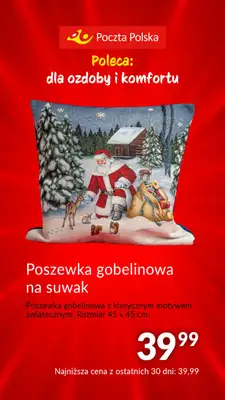 Poczta Polska - gazetka promocyjna Poczta Polska pomaga Mikołajowi od środy 06.12 do soboty 23.12 - strona 22 Poczta Polska - gazetka promocyjna Poczta Polska pomaga Mikołajowi od środy 06.12 do soboty 23.12 - strona 22