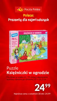 Poczta Polska - gazetka promocyjna Poczta Polska pomaga Mikołajowi od środy 06.12 do soboty 23.12 - strona 25 Poczta Polska - gazetka promocyjna Poczta Polska pomaga Mikołajowi od środy 06.12 do soboty 23.12 - strona 25