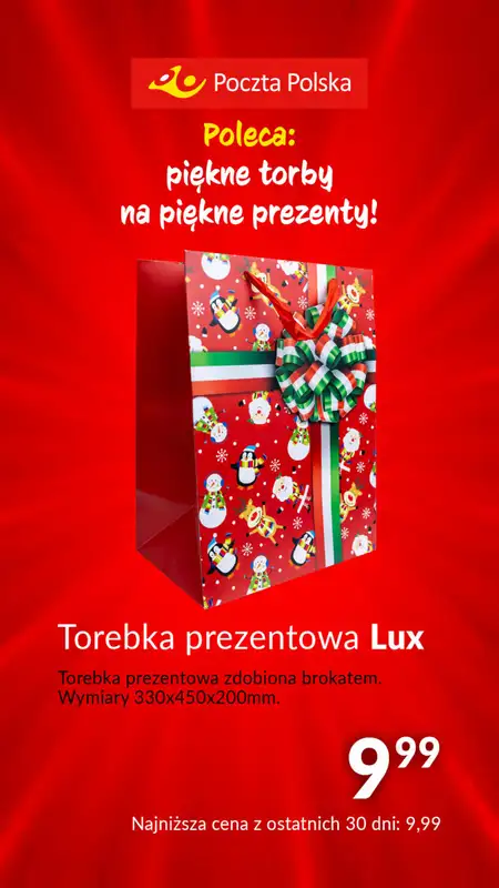 Poczta Polska - gazetka promocyjna Poczta Polska pomaga Mikołajowi od środy 06.12 do soboty 23.12 - strona 16