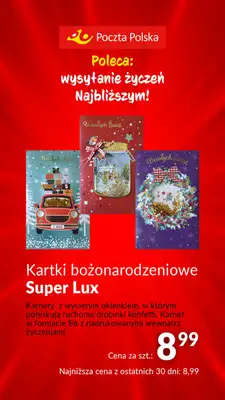 Poczta Polska - gazetka promocyjna Poczta Polska pomaga Mikołajowi od środy 06.12 do soboty 23.12 - strona 2 Poczta Polska - gazetka promocyjna Poczta Polska pomaga Mikołajowi od środy 06.12 do soboty 23.12 - strona 2