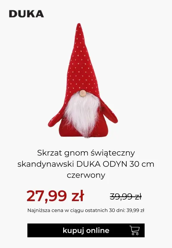 DUKA - gazetka promocyjna -30% na kolekcję świąteczną od środy 06.12  - strona 7