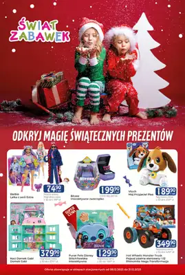 ŚWIAT ZABAWEK - gazetka promocyjna Świat zabawek od soboty 09.12 do niedzieli 31.12 ŚWIAT ZABAWEK - gazetka promocyjna Świat zabawek od soboty 09.12 do niedzieli 31.12