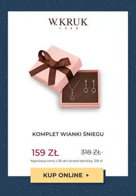 W.KRUK - gazetka promocyjna Do -50% komplety biżuterii od czwartku 07.12 do czwartku 14.12 - strona 3