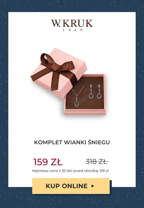 W.KRUK - gazetka promocyjna Do -50% komplety biżuterii od czwartku 07.12 do czwartku 14.12 - strona 3