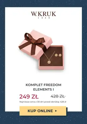 W.KRUK - gazetka promocyjna Do -50% komplety biżuterii od czwartku 07.12 do czwartku 14.12 - strona 4