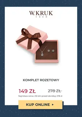 W.KRUK - gazetka promocyjna Do -50% komplety biżuterii od czwartku 07.12 do czwartku 14.12 - strona 2