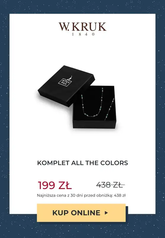 W.KRUK - gazetka promocyjna Do -50% komplety biżuterii od czwartku 07.12 do czwartku 14.12 - strona 6