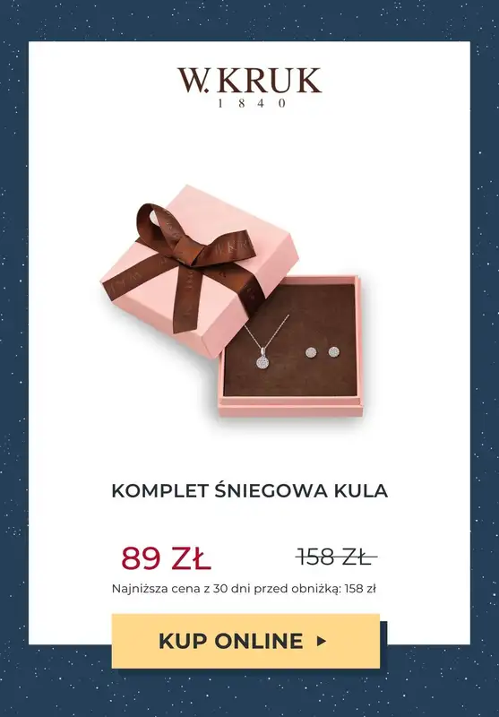 W.KRUK - gazetka promocyjna Do -50% komplety biżuterii od czwartku 07.12 do czwartku 14.12 - strona 5