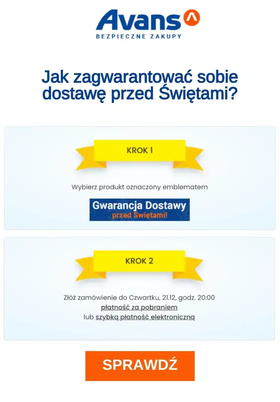 Avans - gazetka promocyjna PREZENTY z gwarancją dostawy przed Świętami! od poniedziałku 18.12 do czwartku 21.12 - strona 2
