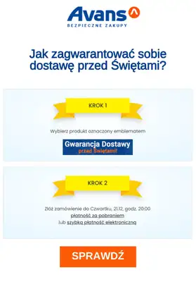 Avans - gazetka promocyjna PREZENTY z gwarancją dostawy przed Świętami! od poniedziałku 18.12 do czwartku 21.12 - strona 2 Avans - gazetka promocyjna PREZENTY z gwarancją dostawy przed Świętami! od poniedziałku 18.12 do czwartku 21.12 - strona 2