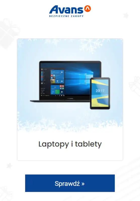 Avans - gazetka promocyjna PREZENTY z gwarancją dostawy przed Świętami! od poniedziałku 18.12 do czwartku 21.12 - strona 3