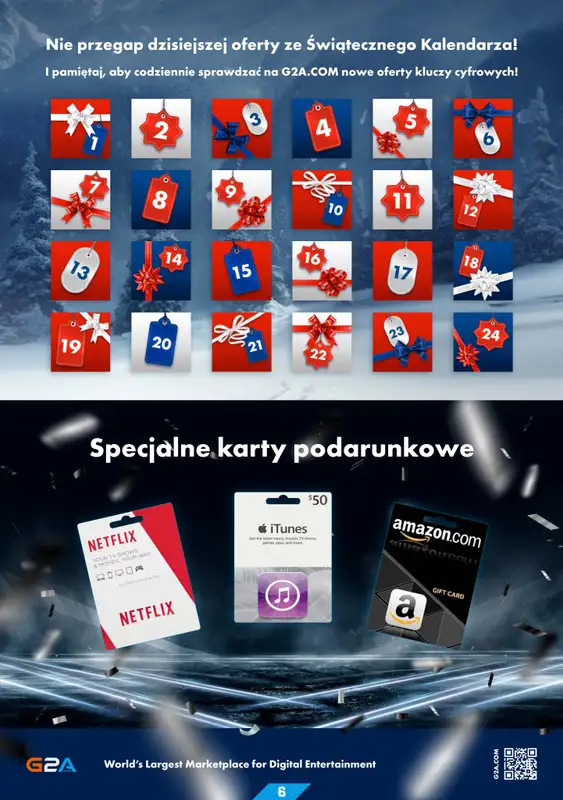 G2A.COM - gazetka promocyjna Najlepsze miejsce na Twoje świąteczne zakupy! od wtorku 19.12 do środy 27.12 - strona 6