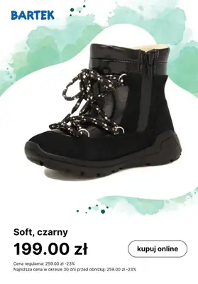 Bartek - gazetka promocyjna Nieprzemakalne obuwie w super cenach! od środy 20.12  - strona 4 Bartek - gazetka promocyjna Nieprzemakalne obuwie w super cenach! od środy 20.12  - strona 4