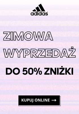 Adidas - gazetka promocyjna Do -50% zimowa wyprzedaż od czwartku 21.12 do wtorku 02.01