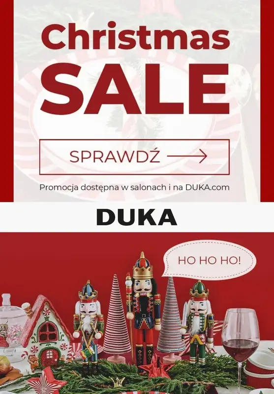 DUKA - gazetka promocyjna Świąteczne wyprzedaże od czwartku 21.12 do czwartku 28.12