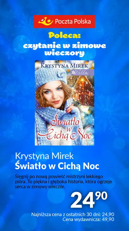 Poczta Polska - gazetka promocyjna Poczta Polska - zimowe dni i wieczory. od środy 27.12 do niedzieli 07.01 - strona 18