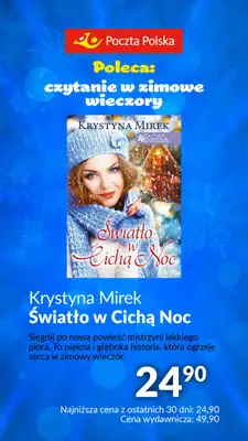 Poczta Polska - gazetka promocyjna Poczta Polska - zimowe dni i wieczory. od środy 27.12 do niedzieli 07.01 - strona 18 Poczta Polska - gazetka promocyjna Poczta Polska - zimowe dni i wieczory. od środy 27.12 do niedzieli 07.01 - strona 18