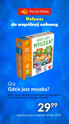 Poczta Polska - gazetka promocyjna Poczta Polska - zimowe dni i wieczory. od środy 27.12 do niedzieli 07.01 - strona 7 Poczta Polska - gazetka promocyjna Poczta Polska - zimowe dni i wieczory. od środy 27.12 do niedzieli 07.01 - strona 7