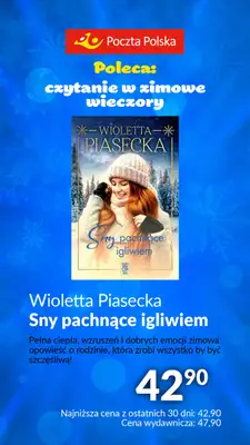 Poczta Polska - gazetka promocyjna Poczta Polska - zimowe dni i wieczory. od środy 27.12 do niedzieli 07.01 - strona 22 Poczta Polska - gazetka promocyjna Poczta Polska - zimowe dni i wieczory. od środy 27.12 do niedzieli 07.01 - strona 22