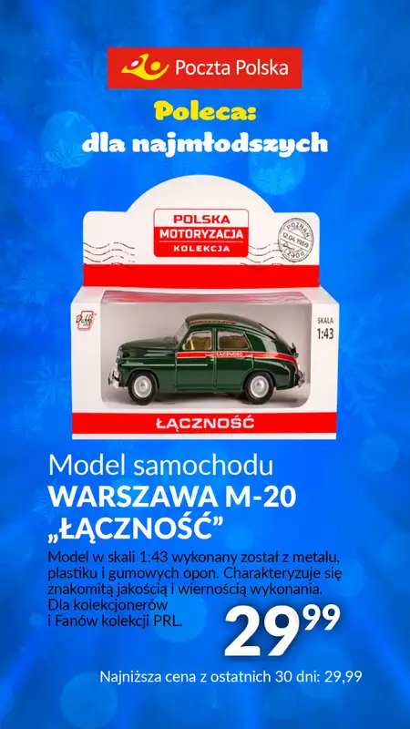 Poczta Polska - gazetka promocyjna Poczta Polska - zimowe dni i wieczory. od środy 27.12 do niedzieli 07.01 - strona 12