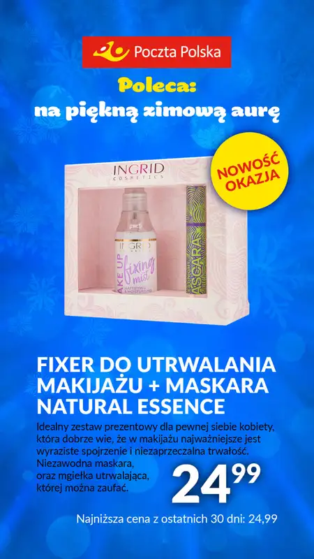 Poczta Polska - gazetka promocyjna Poczta Polska - zimowe dni i wieczory. od środy 27.12 do niedzieli 07.01 - strona 30