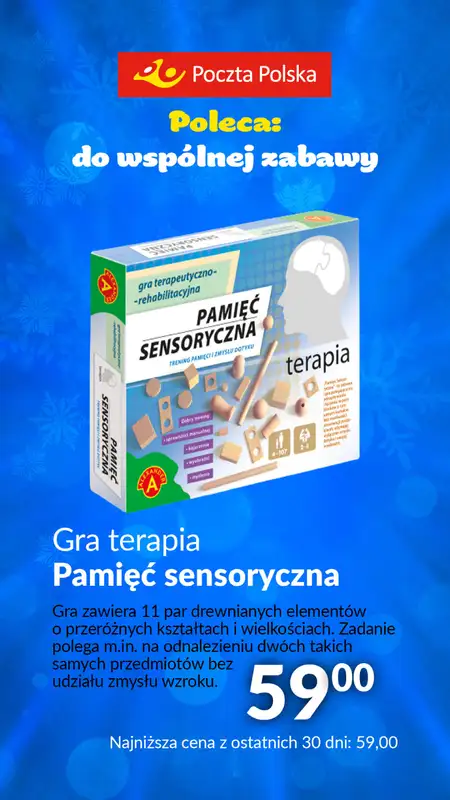 Poczta Polska - gazetka promocyjna Poczta Polska - zimowe dni i wieczory. od środy 27.12 do niedzieli 07.01 - strona 6