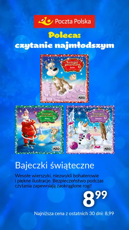 Poczta Polska - gazetka promocyjna Poczta Polska - zimowe dni i wieczory. od środy 27.12 do niedzieli 07.01 - strona 23