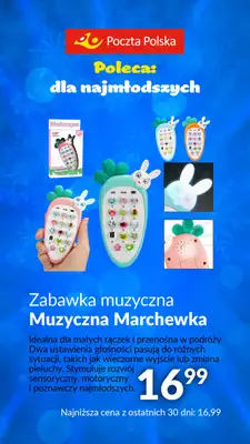 Poczta Polska - gazetka promocyjna Poczta Polska - zimowe dni i wieczory. od środy 27.12 do niedzieli 07.01 - strona 13 Poczta Polska - gazetka promocyjna Poczta Polska - zimowe dni i wieczory. od środy 27.12 do niedzieli 07.01 - strona 13
