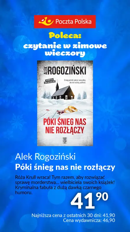 Poczta Polska - gazetka promocyjna Poczta Polska - zimowe dni i wieczory. od środy 27.12 do niedzieli 07.01 - strona 21