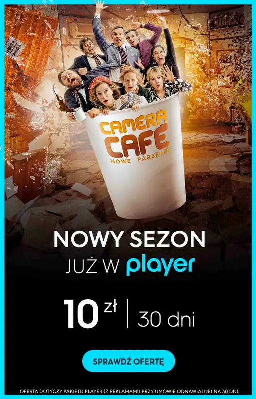 Player - gazetka promocyjna Obejrzyj nowy sezon Camera Cafe od środy 27.12 do niedzieli 31.12