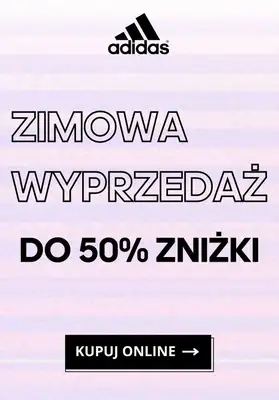 Adidas - gazetka promocyjna Do -50% zimowa wyprzedaż od piątku 05.01 do poniedziałku 15.01