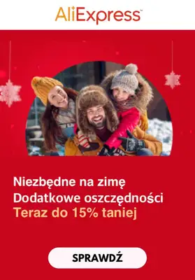 AliExpress - gazetka promocyjna Do -60% zimowa wyprzedaż - teraz do -15% taniej! od poniedziałku 08.01 do soboty 13.01 - strona 4