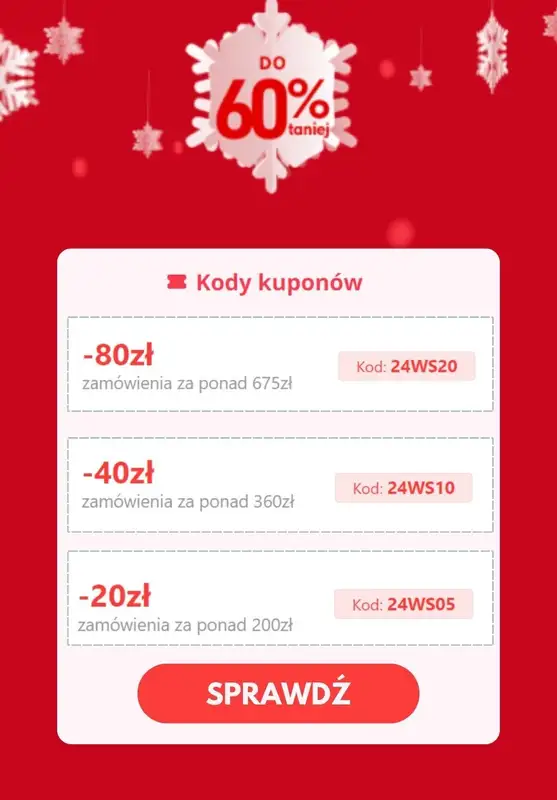 AliExpress - gazetka promocyjna Do -60% zimowa wyprzedaż - teraz do -15% taniej! od poniedziałku 08.01 do soboty 13.01 - strona 2