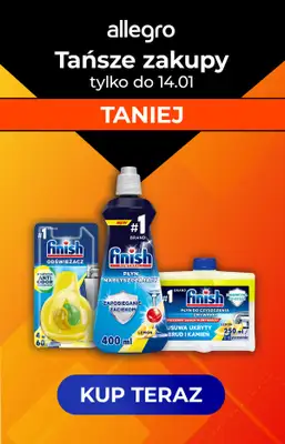 Finish - gazetka promocyjna Tańsze zakupy Finish na Allegro! Sprawdź oferty od poniedziałku 08.01 do niedzieli 14.01 - strona 8