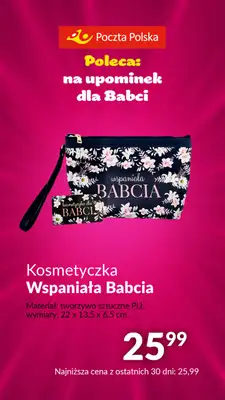 Poczta Polska - gazetka promocyjna Prezenty na dzień Babci i Dziadka od wtorku 09.01 do niedzieli 28.01 - strona 29 Poczta Polska - gazetka promocyjna Prezenty na dzień Babci i Dziadka od wtorku 09.01 do niedzieli 28.01 - strona 29