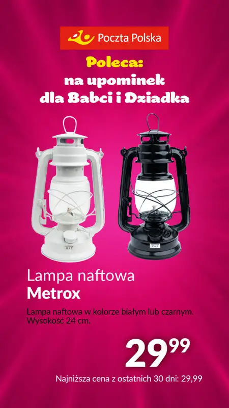 Poczta Polska - gazetka promocyjna Prezenty na dzień Babci i Dziadka od wtorku 09.01 do niedzieli 28.01 - strona 20