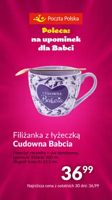 Poczta Polska - gazetka promocyjna Prezenty na dzień Babci i Dziadka od wtorku 09.01 do niedzieli 28.01 - strona 26 Poczta Polska - gazetka promocyjna Prezenty na dzień Babci i Dziadka od wtorku 09.01 do niedzieli 28.01 - strona 26