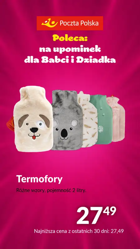 Poczta Polska - gazetka promocyjna Prezenty na dzień Babci i Dziadka od wtorku 09.01 do niedzieli 28.01 - strona 25