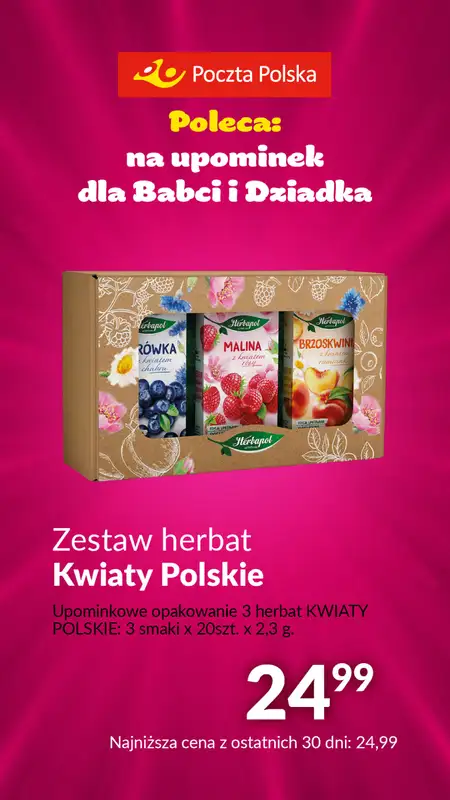 Poczta Polska - gazetka promocyjna Prezenty na dzień Babci i Dziadka od wtorku 09.01 do niedzieli 28.01 - strona 12