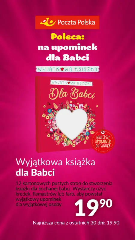 Poczta Polska - gazetka promocyjna Prezenty na dzień Babci i Dziadka od wtorku 09.01 do niedzieli 28.01 - strona 18