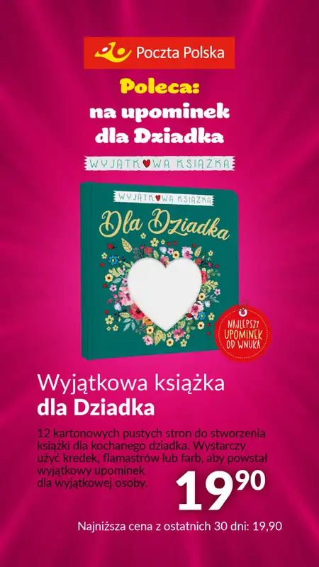 Poczta Polska - gazetka promocyjna Prezenty na dzień Babci i Dziadka od wtorku 09.01 do niedzieli 28.01 - strona 19