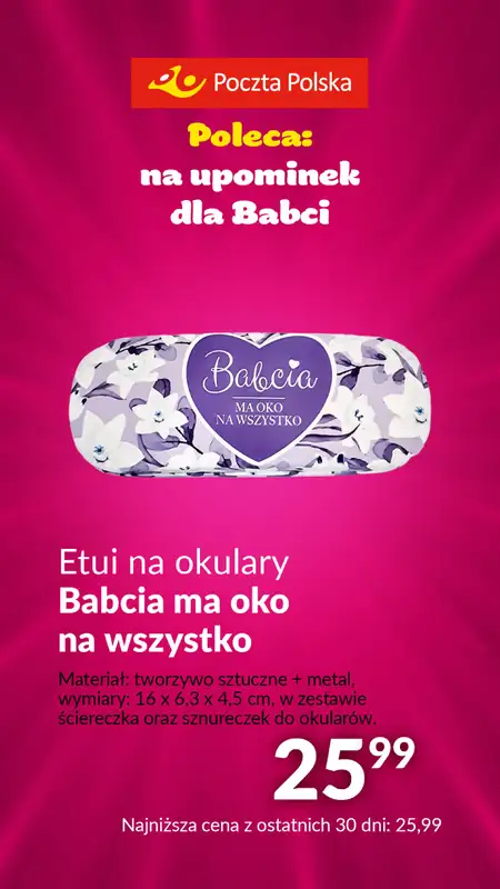 Poczta Polska - gazetka promocyjna Prezenty na dzień Babci i Dziadka od wtorku 09.01 do niedzieli 28.01 - strona 27