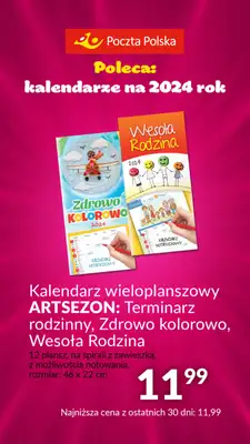 Poczta Polska - gazetka promocyjna Prezenty na dzień Babci i Dziadka od wtorku 09.01 do niedzieli 28.01 - strona 4 Poczta Polska - gazetka promocyjna Prezenty na dzień Babci i Dziadka od wtorku 09.01 do niedzieli 28.01 - strona 4