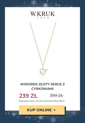 W.KRUK - gazetka promocyjna Do -50% wyprzedaż biżuterii od czwartku 11.01 do środy 17.01 - strona 4